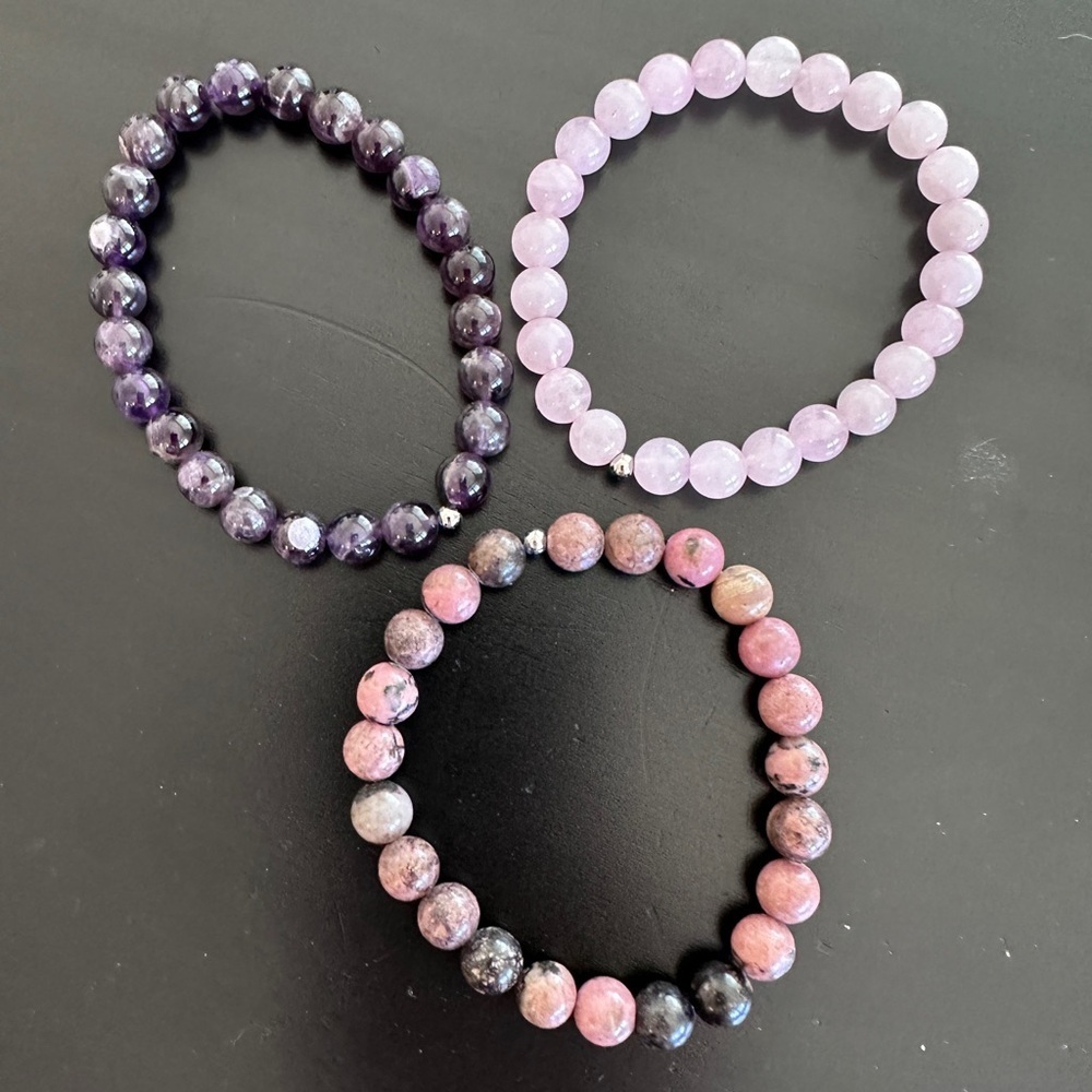 3 beaded stretch bracelet set by Jay King - Picture 7 of 11